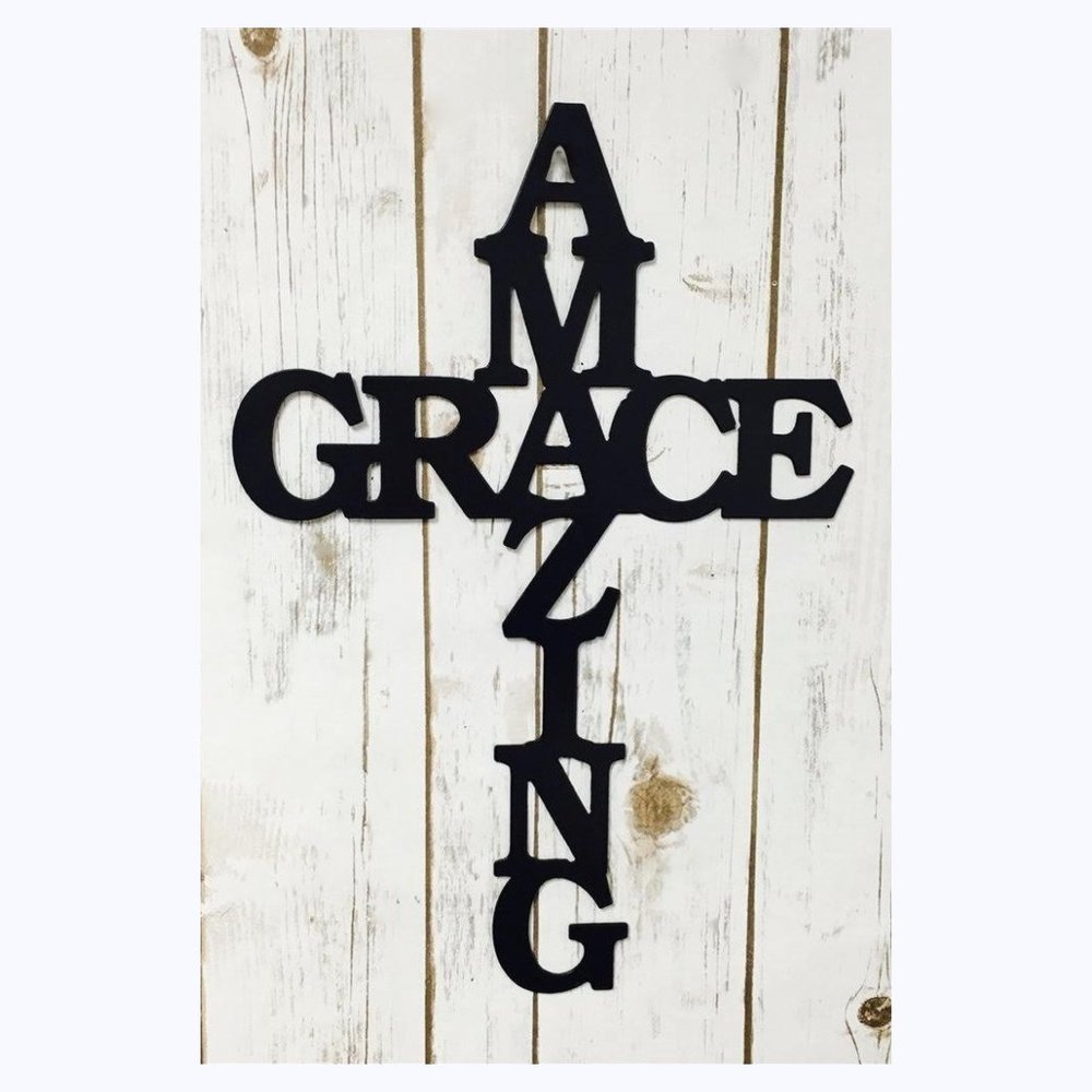 Garden Flag- NEW- Amazing Grace- Christian Cross